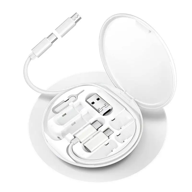 クロスボーダー工場卸売多機能データライン収納ボックス60WPD急速充電携帯電話スタンド旅行装着鏡付き|undefined