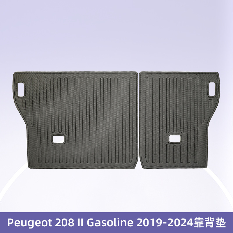 Europa para Peugeot 208II combustible 2019 - 2024 3D todo el tiempo TPE cojín de pie de automóvil