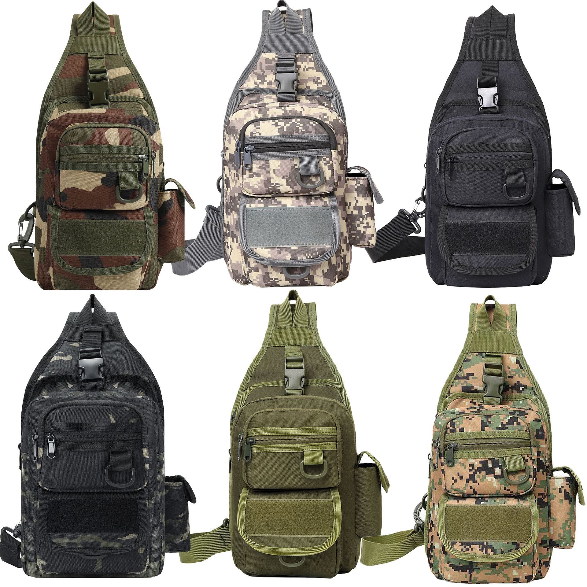 Bolsa de pecho de hombre de deportes al aire libre, bolsas de hombro ocultas, herramientas de almacenamiento, bolsas de caza tácticas, bolsas de tramo oblicuas al por mayor