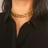Metal chain, fashionable necklace, European style, punk style, simple and elegant design