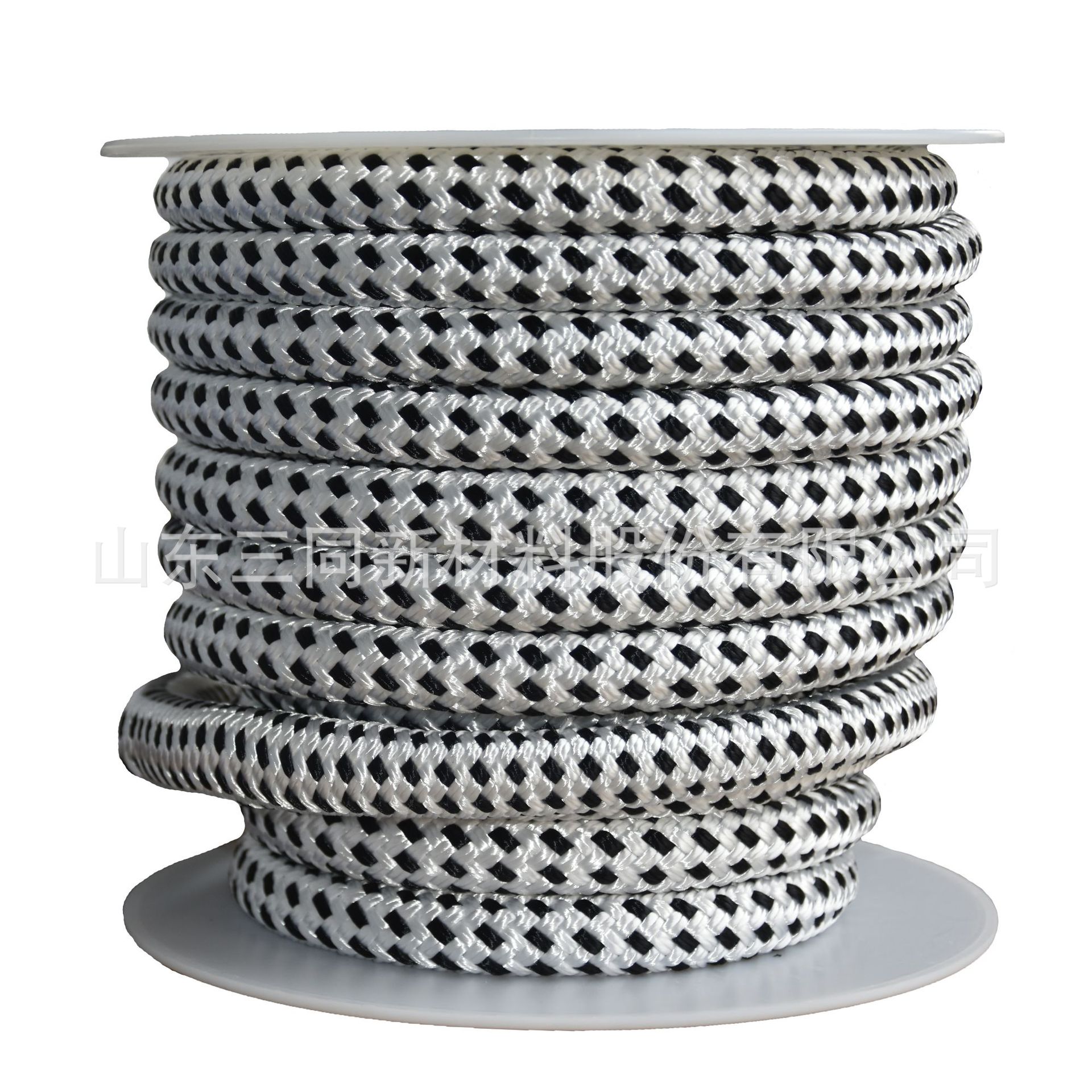 山东厂家供应 缆绳锚绳 黑色缆绳 黑色涤纶缆绳 支持ding制