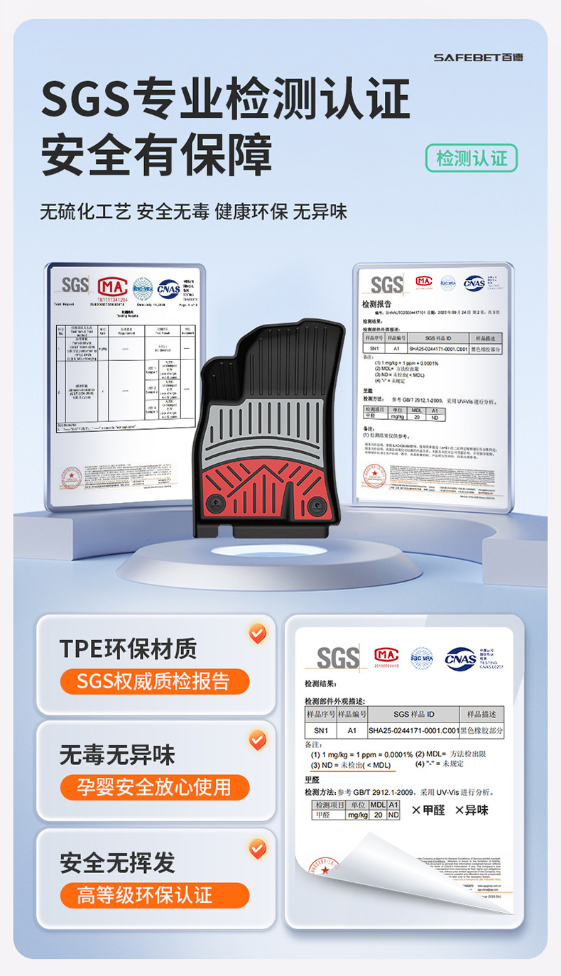 Suitable for Chery Tiggo 8, Arrizo 8, iCAR V23, special colorful TPE car floor mats and trunk mat