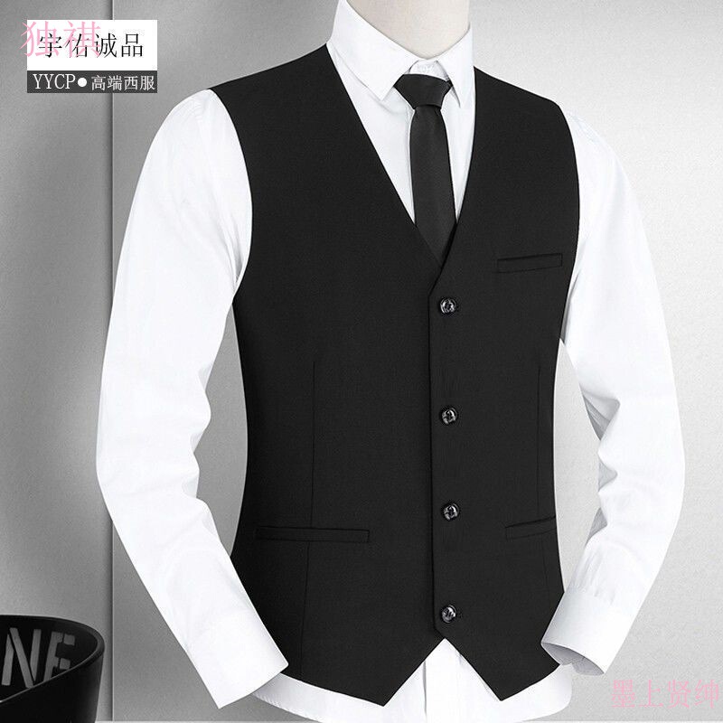 Men's Suit Vest Autumn Vest Best Man Group Brothers Business Suit Horse Clip Groom Wedding Dress Men
