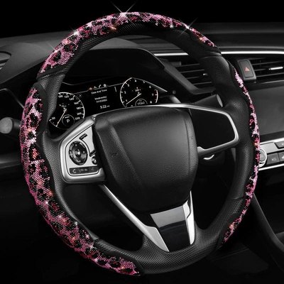 girls, universal car steering wheel cover — Steering wheel cover