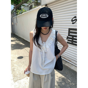 坎袖背心女外穿