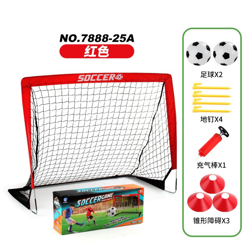 Transfronterizos amazónicos ocio infantil plegable patear la red de fútbol portátil indoor y outdoor juguetes deportivos tradicionales