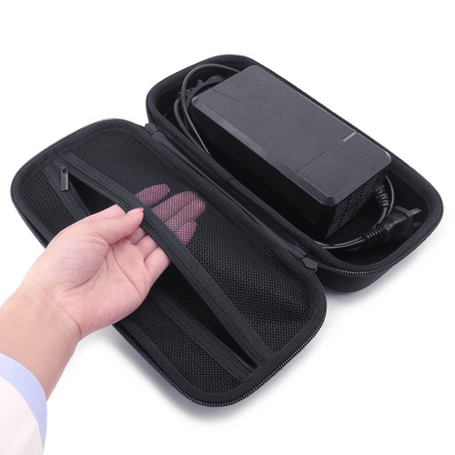 In-stock EVA motorcycle charger storage bag, hard-shell electric vehicle power tool portable protective case.