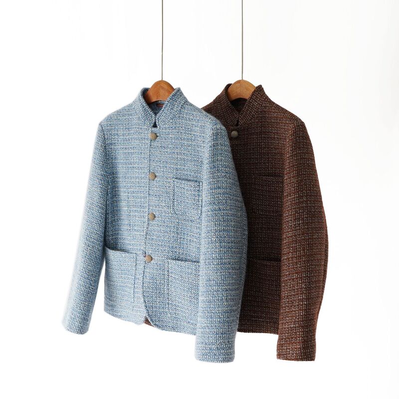 [Blue Danube+Silk Road] L*P 25 New Winter Product Mohair Wool Knitted Short Coat for Women