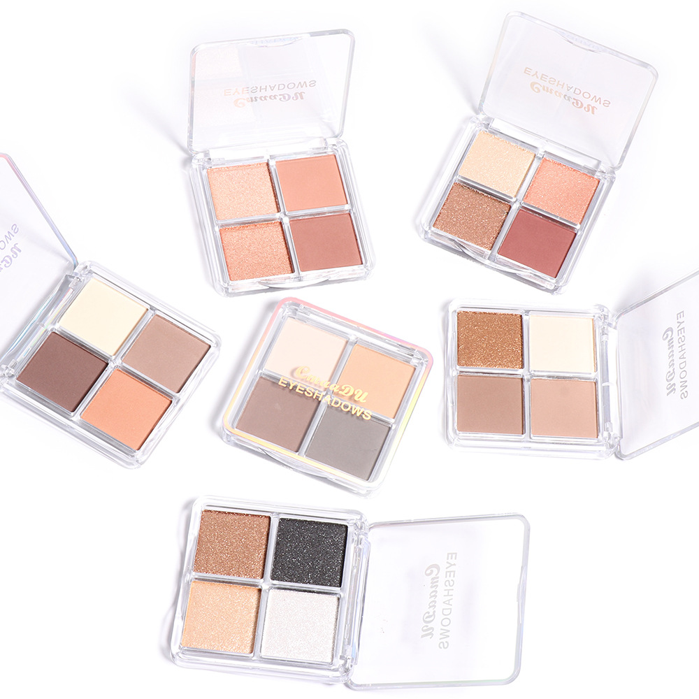 Check it out! Link Disclaimer - Exclusive for foreign trade :CmaaDU 4-color Eyeshadow matte Pearlescent Eyeshadow palette undefined