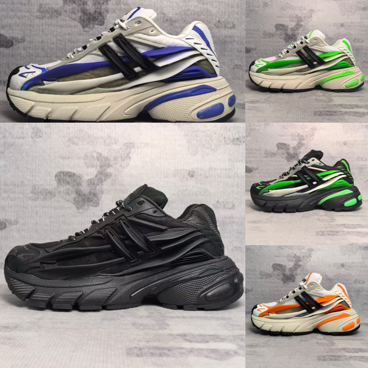 Zapatillas deportivas unisex de corte bajo, estilo “dad shoe”, cómodas