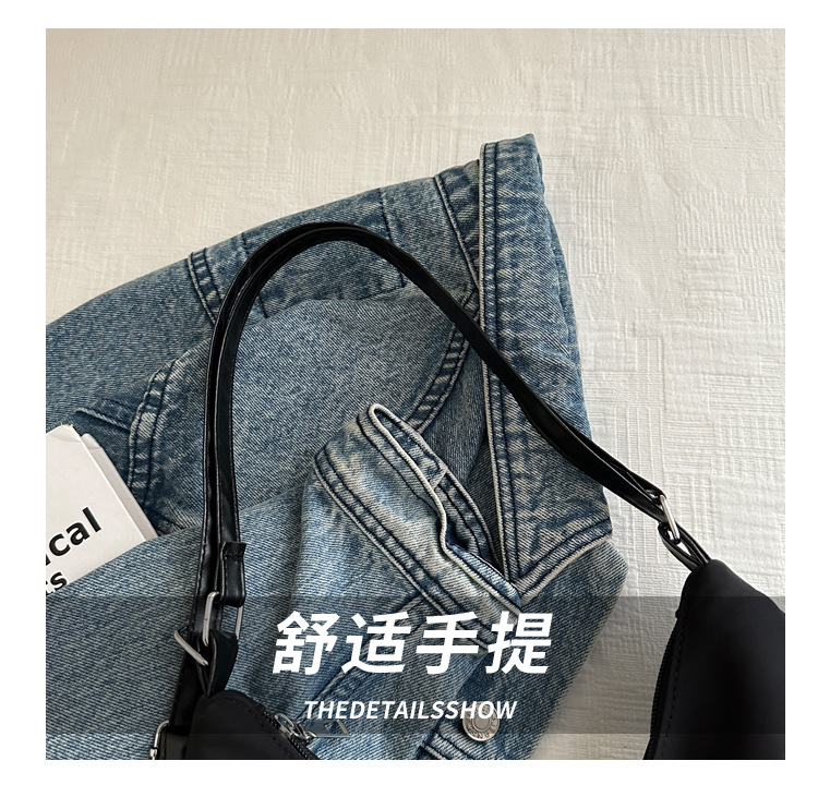 Cross-border high-end, large-capacity nylon bag for women, 2024 new trendy backpack, single-shoulder tote bag, commuter bag undefined