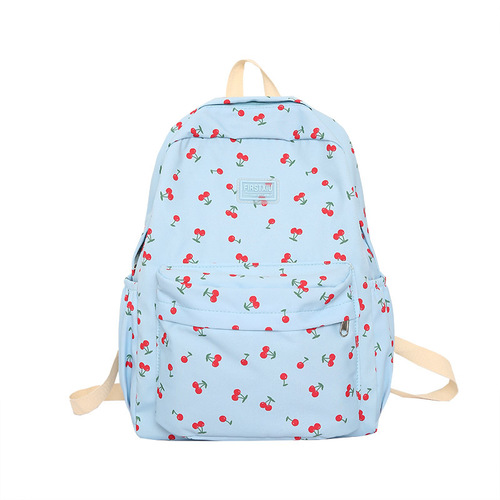 Fashionable Women's Large Capacity 2024 Summer Travel Backpack for College Students, Versatile Double Shoulder Bag, Drop Shipping One Piece