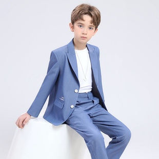 Children's Suit suit Boys Casual Show Photography Street Suit Flower Boy One-year-old Host Piano Performance Dress