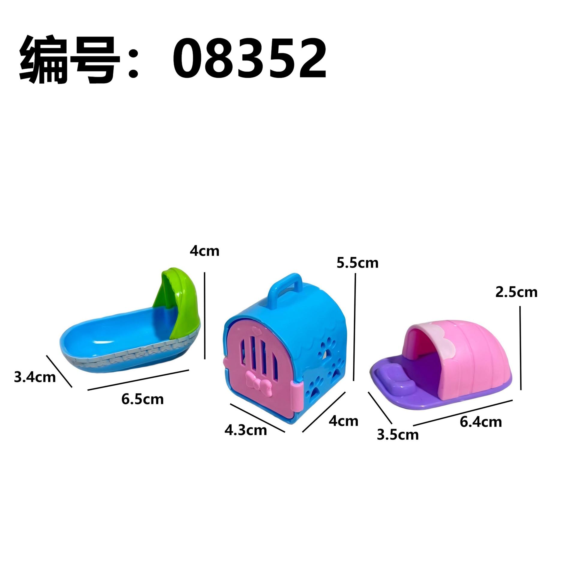 Miniature pet swing diapositivas casa de muñecas gran ventana de perro interactiva casa de juguetes de comercio electrónico fuente de productos