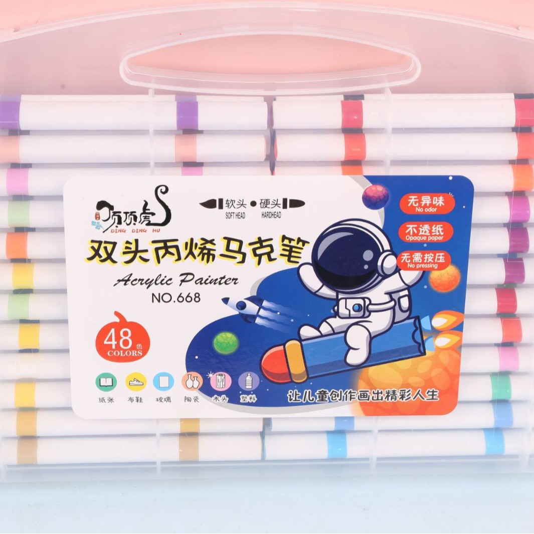 Top Tiger acrílico marcador 12/24/36/48 color cristal pluma pintura creativa DIY graffiti a base de agua