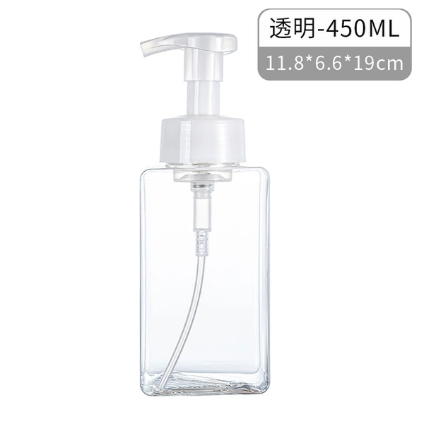 [透明450ML（一个装）【起泡瓶】]