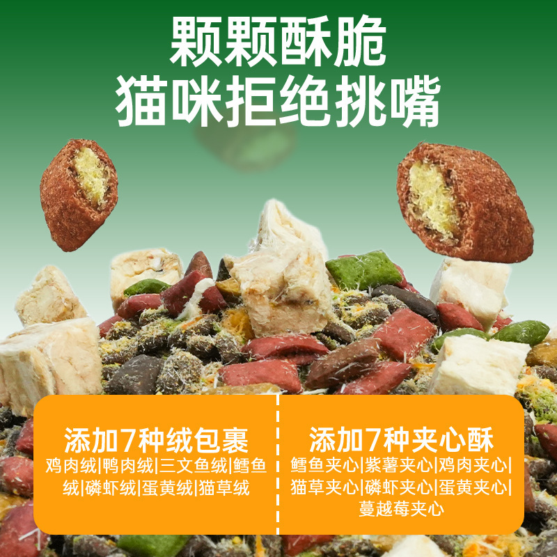 Cat and Friend Cat Food Complete Pigeon Cat Food Freeze-Dried Cat Main Food 2.5kg Pack Universal Type for Kittens and Adult Cats Stuffed Cat Food Cat and Friend Cat Food Complete Pigeon Cat Food Freeze-Dried Cat Main Food 2.5kg Pack Universal Type for Kittens and Adult Cats Stuffed Cat Food