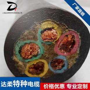 Darou Brand Pressurized Rubber Cable Reel 6X6Mm2 with Steel Wire Inside for Crane Vertical Application Electrical Wire