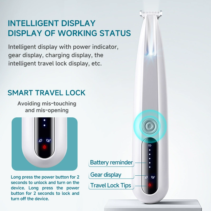 Новая водонепроницаемая светодиодная машинка для стрижки лап собак и кошек, перезаряжаемая электрическая машинка для стрижки лап с подсветкой