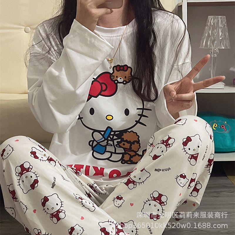 더블 롱 화이트 KT 고양이