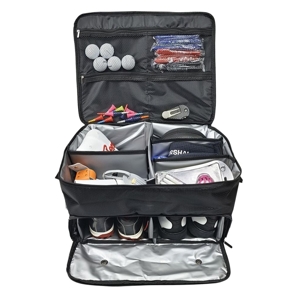 Caja de almacenamiento de golf Bolsa de zapatos Bolsa de almacenamiento de coche plegable Zapatos Bolsa de ropa multifuncional de gran capacidad para coche
