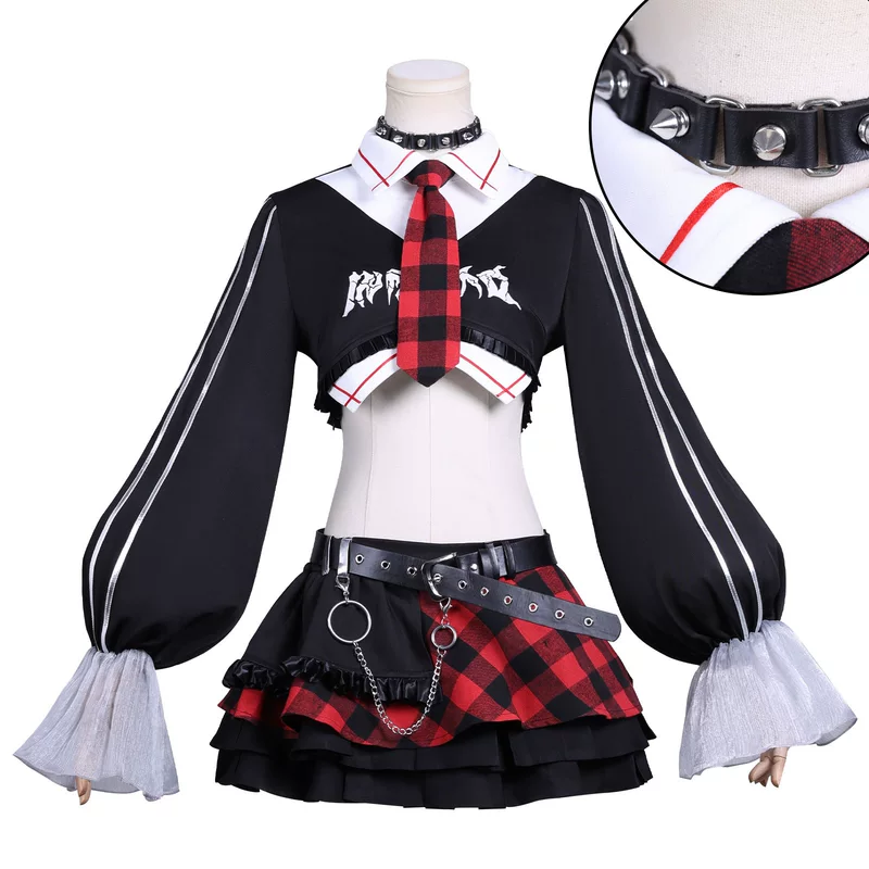 Группа рок Asuka костюм cos распускающийся слон фигура одинаковая fashion одежда Y2K yuppie косплей анимационный костюм