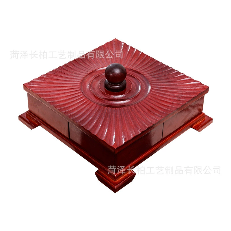 [Nut and snack storage box, a rotating compartmented box with]