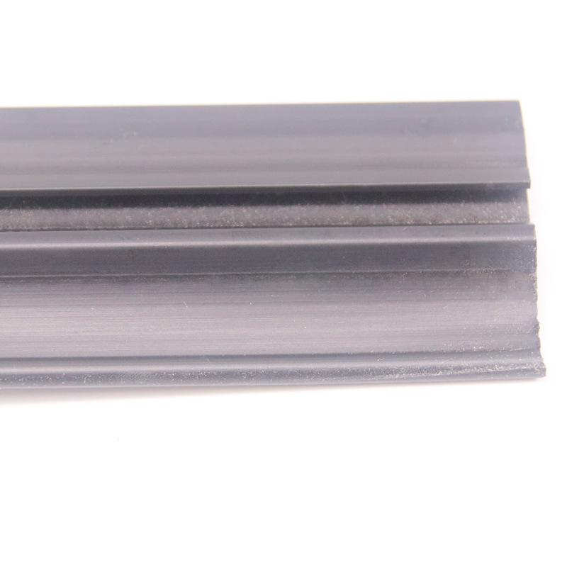 PVC perfil de banda suave extrusión de plástico PVC negro banda suave especificaciones de color se puede hacer de acuerdo con la demanda de acuerdo con los dibujos