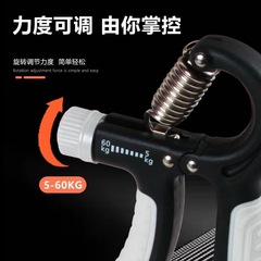 亞馬遜跨境專供可調計數握力器手部訓練臂力器便攜式健身器材廠家