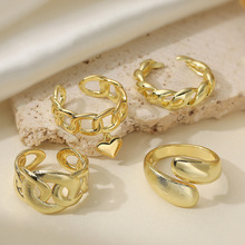 �Ĺ� ŷ��ʱ�м�Լͭ��18K�𼸺ο��ڽ�ָŮ��Ƹ�С�ڸ���ָ����