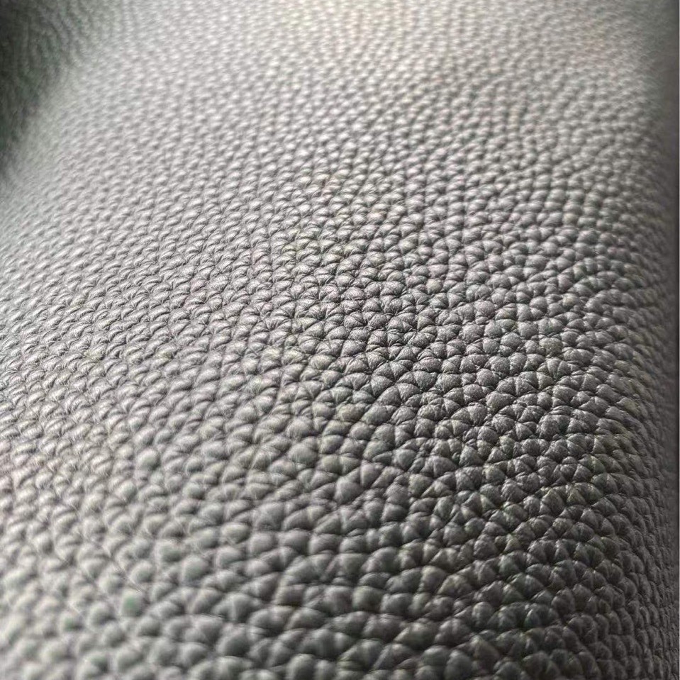 经典爱6仕荔枝纹牛皮头层牛皮黑色纹小植鞣革疯马皮疯马纹