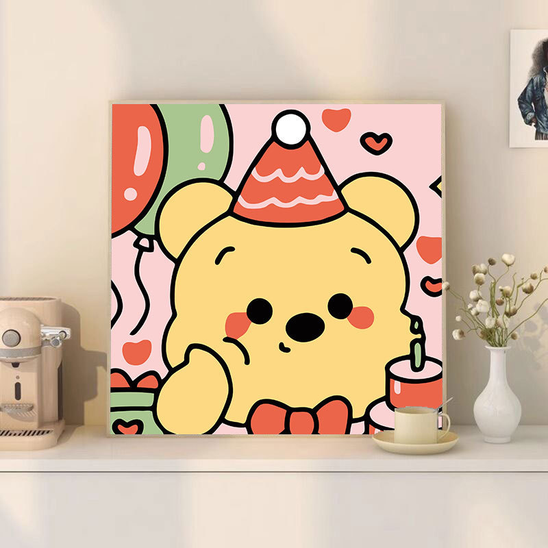 宮崎駿デジタル油絵DIY手描きぬりえ夏目友人帳ポニョ二次元アクリル画インスタ風|undefined