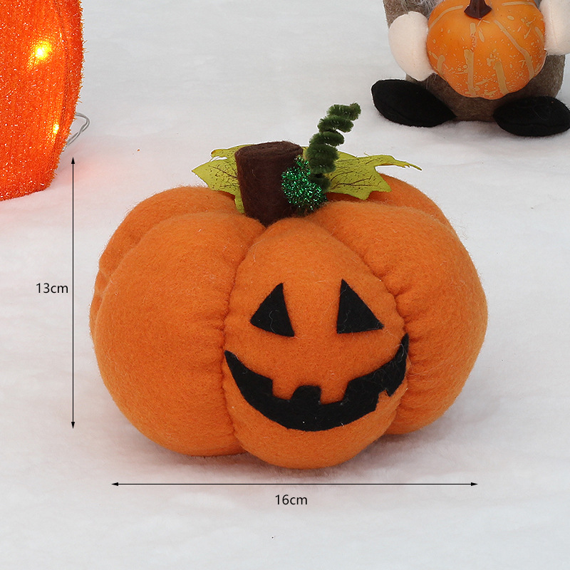 卸売りクロスボーダー新商品布芸ハロウィーンカボチャ笑顔pp綿充填鬼節パーティー雰囲気装飾品置物|undefined