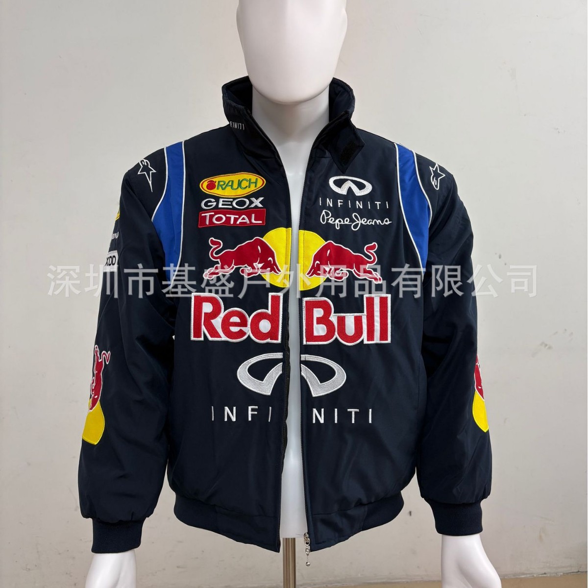 Source clothing factory custom processing of F1 racing suits, embroidered jackets, and European and American cross-border best-selling hooded sweatshirts