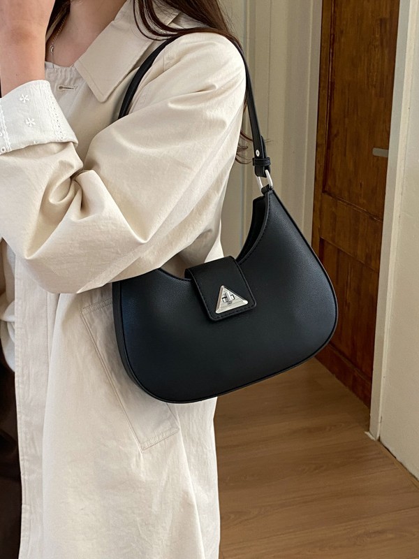 Bolsas para mujeres 2026 nuevo nicho francés de estilo transfronterizo bolsas de media luna alta sensación de lujo ligero viaje al trabajo bolsas de hombro bajo la axila image 5