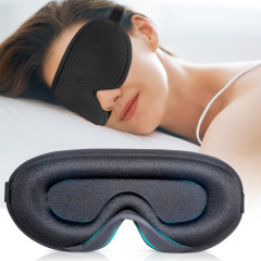 A106清目睡眠アイマスク3D立体フィット輪郭に合わせた遮光、深く通気性のある、弾力性があり通気性を助ける軽量アイマスク