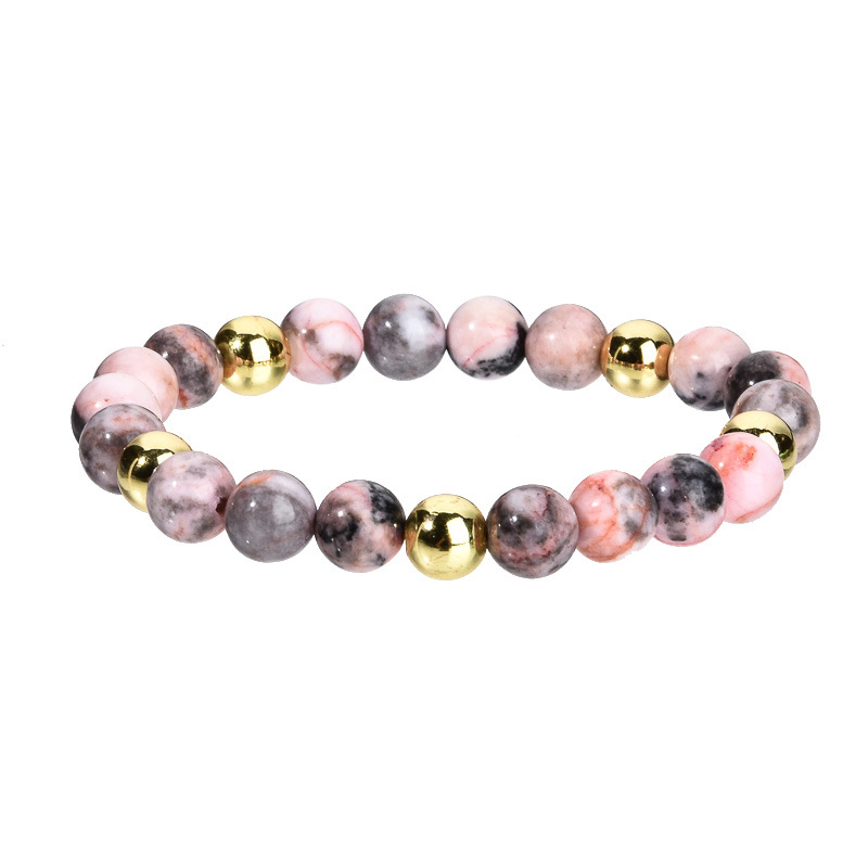 Customized Cross-border 6MM8MM Tiger Eye Stone, Red Agate, Various Patterned Stones Mixed And Matched Bracelet,_voghion.com