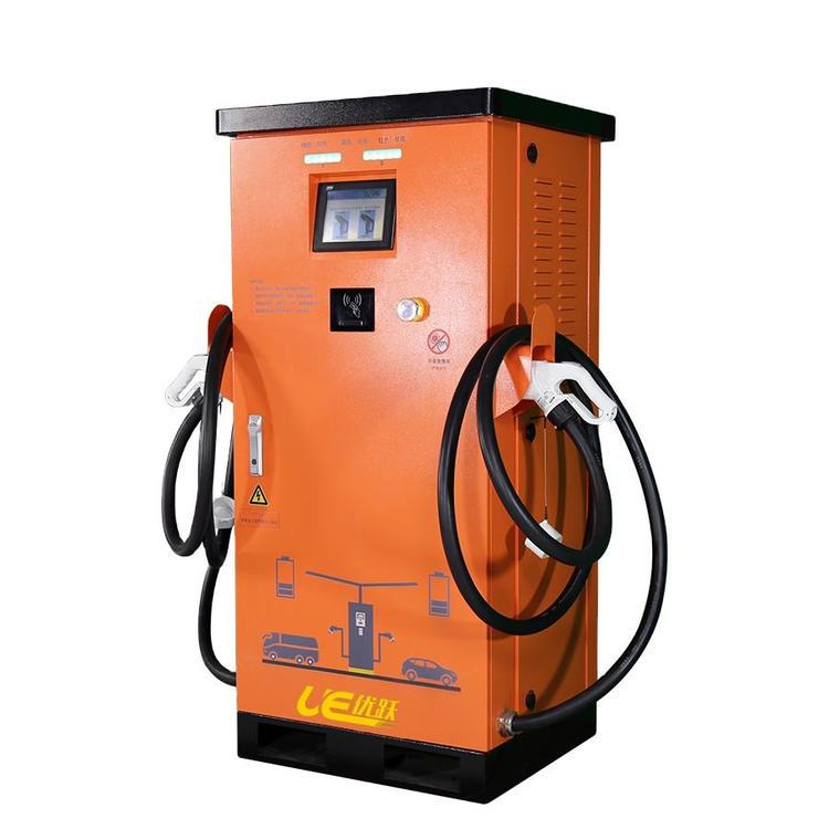 新能源电动汽车充电桩160kW双枪直流户外型IP54防护充电直流双枪