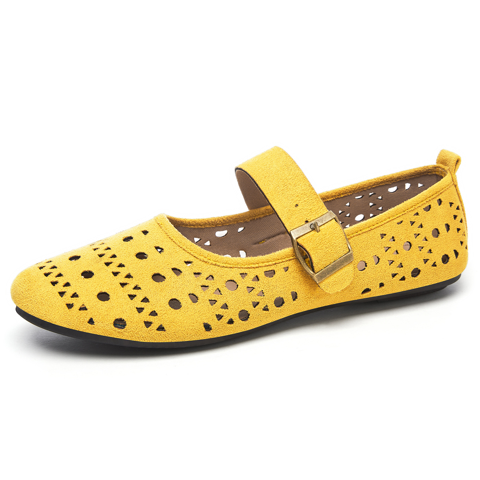 Zapatos de mujer zapatos de verano nuevos zapatos huecos zapatos grandes zapatos de estilo ballet zapatos ligeros zapatos de moda transpirables