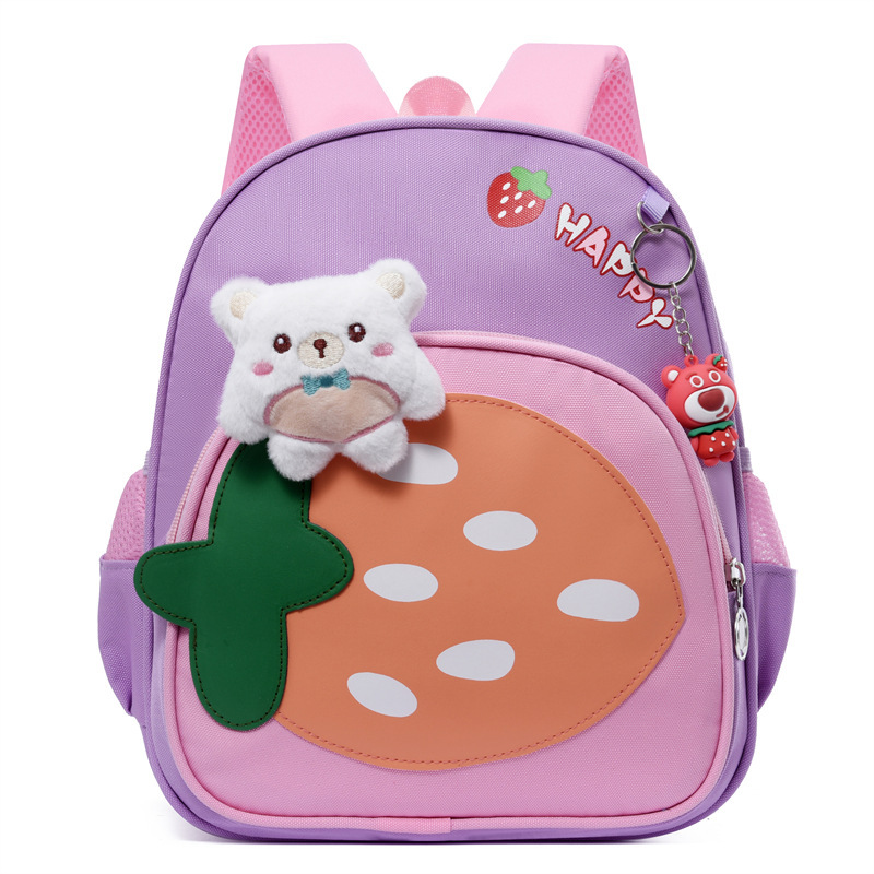 Mochila infantil encantadora de dibujos animados mochila escolar de jardín de infantes 4 - 6 años mochila para niños y niñas ligera para reducir la carga 5