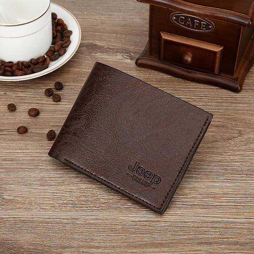 Factory wholesale men's short wallet business short wallet wallet clutch bag men's bag card bag coin purse
