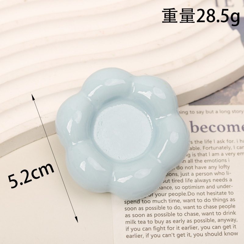 Flores y nubes de resina giratorias base DIY rodamiento giratorio gadget giratorio joyas