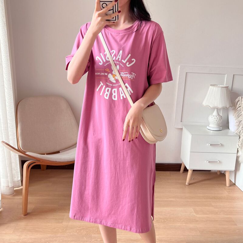 Pregnant Women's Breastfeeding Dress Spring and Summer Go Out to Wear Thin Postpartum Breastfeeding Nightdress Fashionable Loose Breastfeeding Clothes Pregnant Women's Breastfeeding Dress Spring and Summer Go Out to Wear Thin Postpartum Breastfeeding Nightdress Fashionable Loose Breastfeeding Clothes