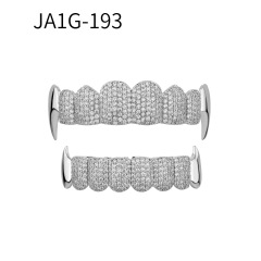 吸血鬼尖牙套裝滿鑽嘻哈牙套cosplay個性裝扮牙套配飾說唱