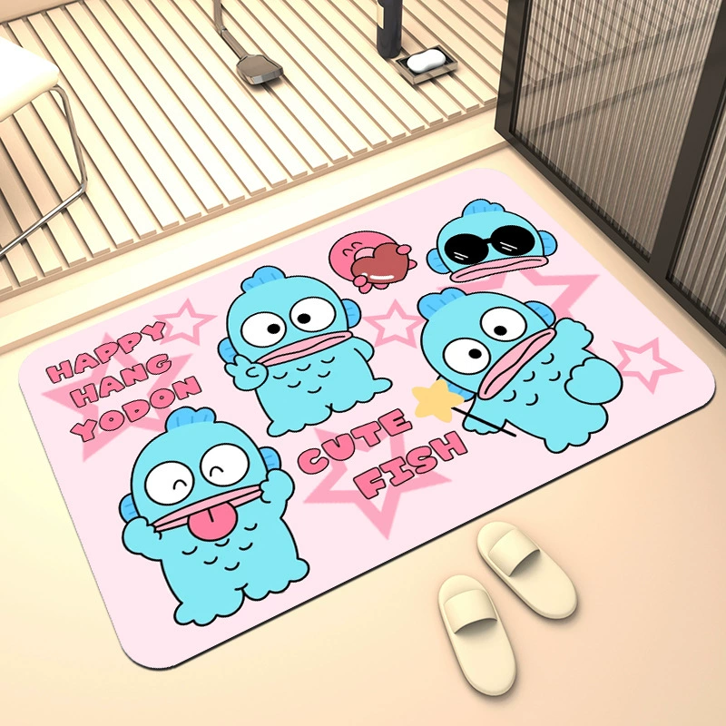 Мультяшный Hanton мягкая диатомовая грязь всасывает коврик для ванной комнаты коврик для дома дверной коврик для ванной комнаты