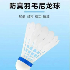 ナイロンボール屋外プラスチック抵抗安定耐打防風訓練飛行非フォアグラバドミントンアマゾン