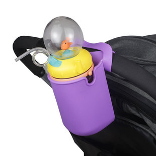 Amazon Cute Stroller Silicone Cup Holder Bicycle Wheelchair Pool Armrest Multifunctional Silicone Cup Bag