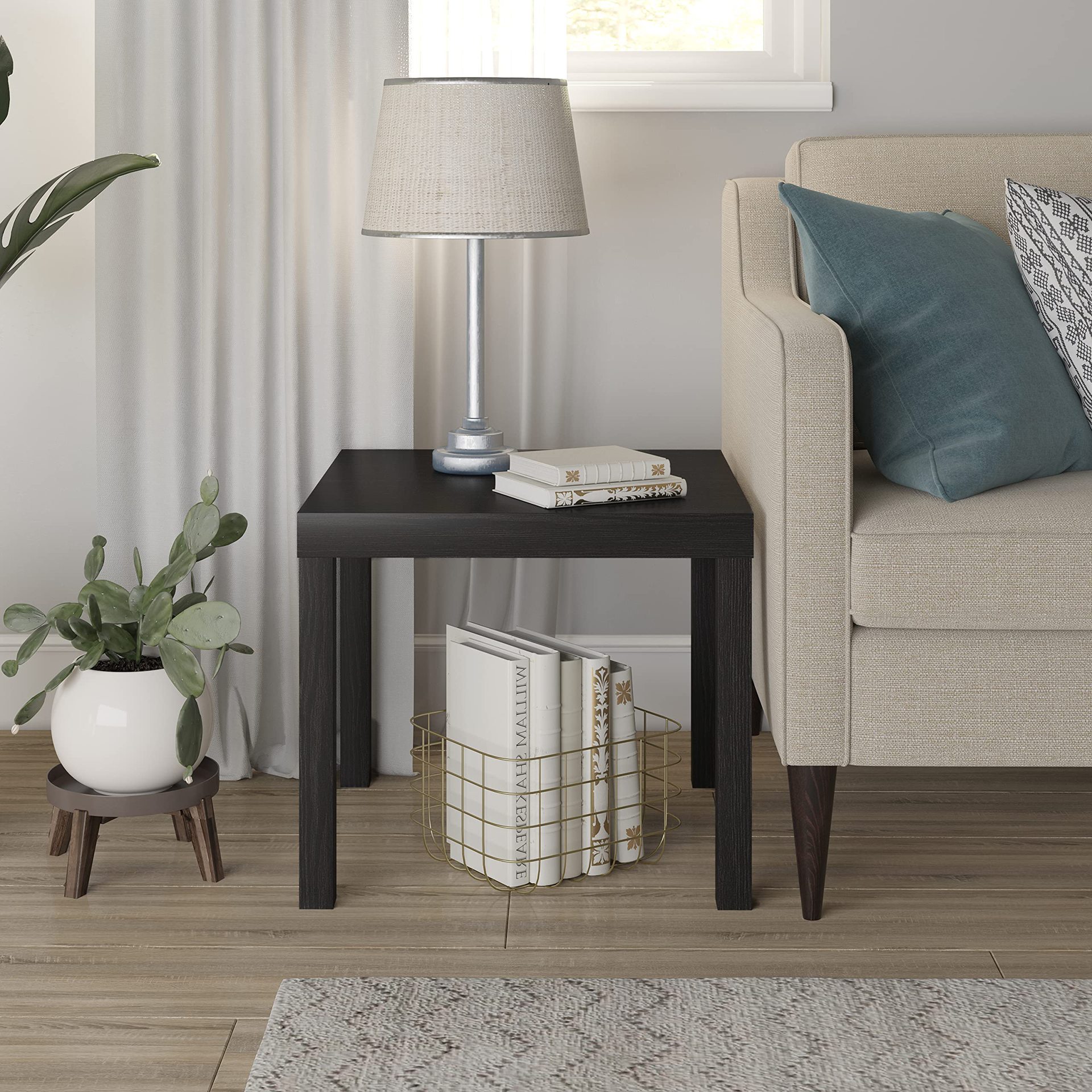 Exportación de mesa de té de lujo ligera sala de estar alta sensación mesa de café minimalista mesa de té de madera maciza mesa de café