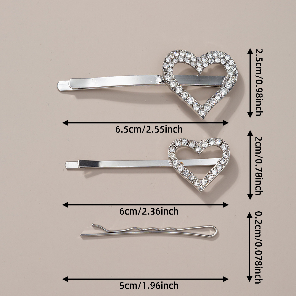 18g Weight Hair Clip Hair Accessories Type December Birthstone Turquoise Inlay Material 1 Set Quantity Outdoor, Street, Shopping Occasion Alloy Material Oval, Heart Shape Pattern Women's Gender Plating, Inlay Design Retro Style Women's Retro Oval Heart Shape Alloy Plating Inlay Turquoise Hair Clip 13