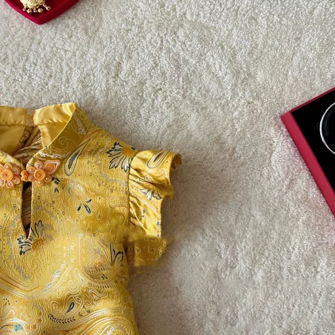 Платье принцессы, детский чонсам, юбка